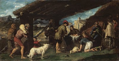 羊飼いの礼拝c。 1620 作： Juan Ribalta