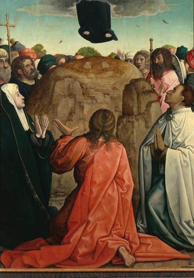 "The Resurrection" Peinture by Juan de Flandes (vers 1465-1519) 1514-1519 Dim 110x84 cm Museo del Prado, Madrid 作： Juan de Flandes