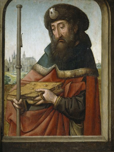 巡礼者としての聖ジェームズ長老 作： Juan de Flandes