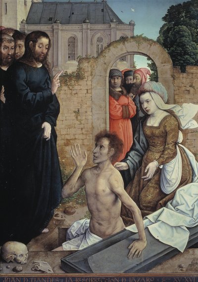 ラザロの復活 作： Juan de Flandes