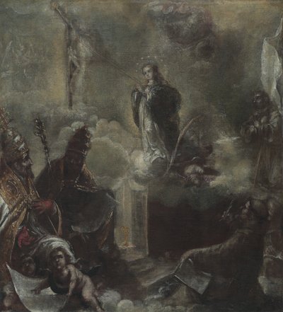 無原罪懐胎のヴァージン、1675-85 作： Juan de Valdes Leal