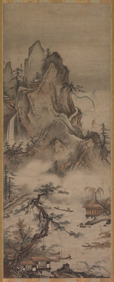 風景、16世紀。 作： Jud