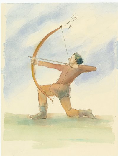 中世のアーチャー、2004年 作： Judith Dobie