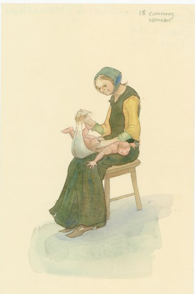 中世の狡猾な女性で、賢者とも呼ばれている2004年。 作： Judith Dobie
