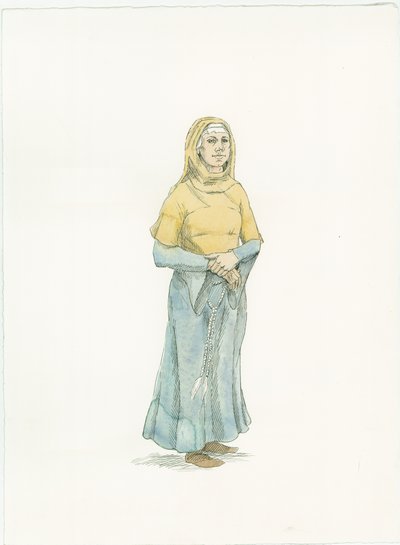 マチルダ・オブ・フランドル、c1066 2015年 作： Judith Dobie