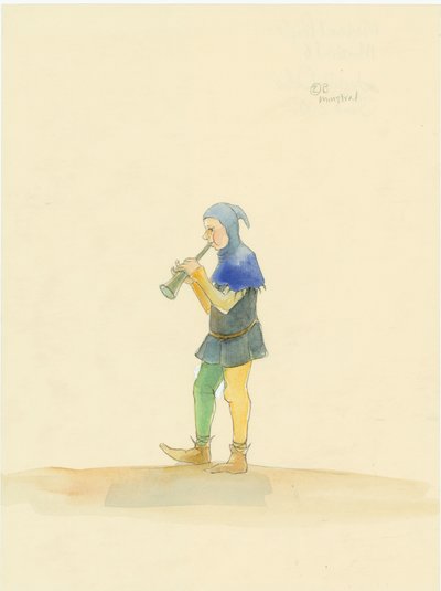 中世の吟遊詩人、2004年 作： Judith Dobie