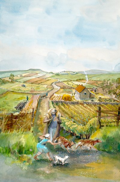 田園風景、3世紀、c1990-2010 作： Judith Dobie