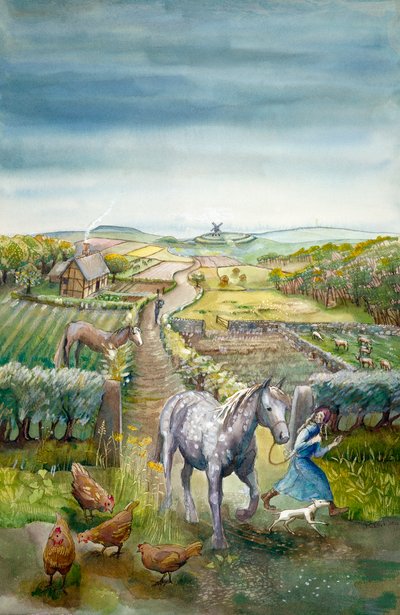 田園風景、c17 世紀、c1990-2010 作： Judith Dobie