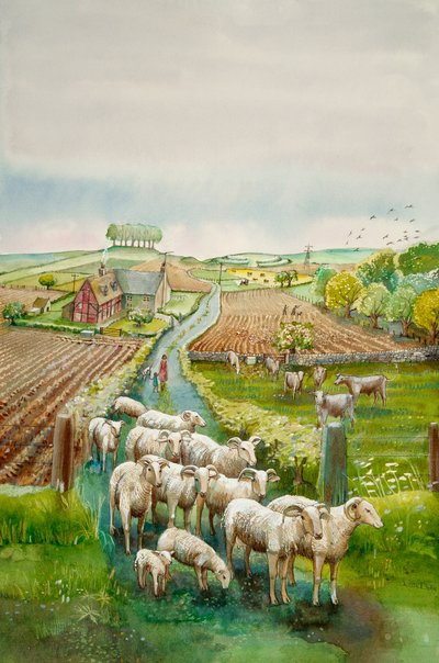 田園風景, c2010 作： Judith Dobie