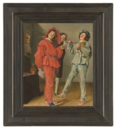 メリーカンパニー（キャンバスに油彩） 作： Judith Leyster