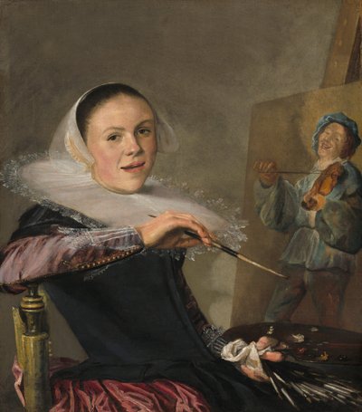自画像、c。 1630年。 作： Judith Leyster