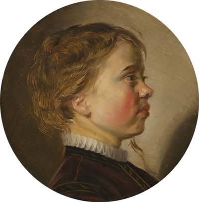 プロフィールの少年、c。 1630年。 作： Judith Leyster