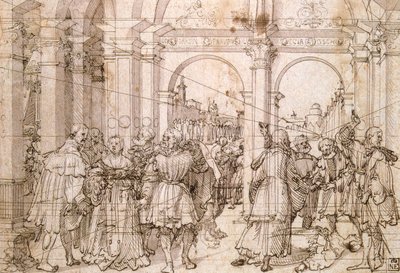 ルクレティアの自殺、16世紀初頭 作： Jörg Breu the Elder