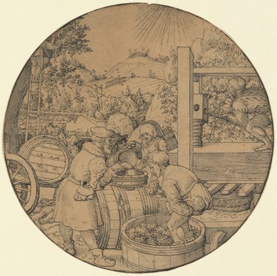 ワインの収穫（9月） 作： Jörg Breu the Elder