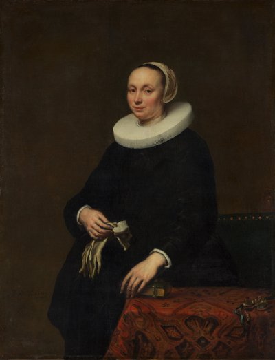 女性の肖像画、1650年。 作： Jürgen Ovens
