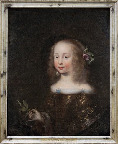 スウェーデン語：Augusta Maria, 1649-1728, Princess of Holstein-Gottorp アウグスタ・マリア, 1649-1728, プリンセス・オブ・ホルシュタイン・ゴットルプ 作： Jürgen Ovens