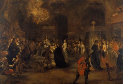 1654 年 10 月 24 日のスウェーデン王チャールズ X グスタフの結婚 1622-1660。 作： Jürgen Ovens