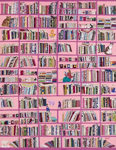 居心地の良いピンクの図書室 作： Jukyong Park