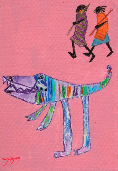  作： 