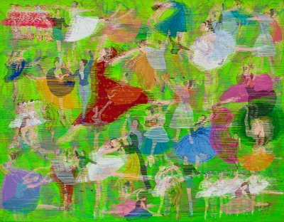 躍動感あふれるダンスの動き 作： Jukyong Park