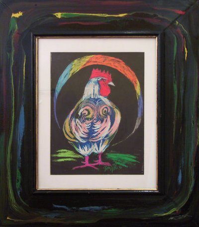 Gallus Gallus -at night 作： JuleSimo