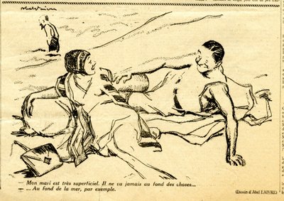N&Bでは風刺的なものが多い。 作： Jules Abel Faivre