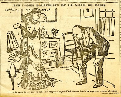 N&Bでは風刺的なものが多い。 作： Jules Abel Faivre