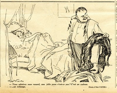 N&Bでは風刺的なものが多い。 作： Jules Abel Faivre