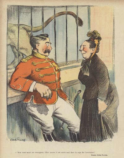 ル・リールのイラスト 作： Jules Abel Faivre