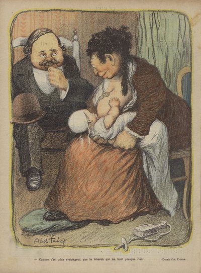 ル・リールのイラスト 作： Jules Abel Faivre
