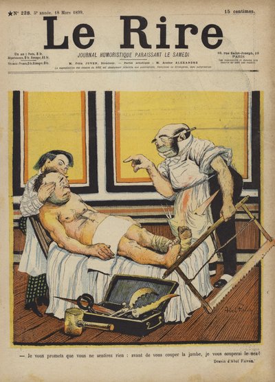 ル・リールのイラスト 作： Jules Abel Faivre