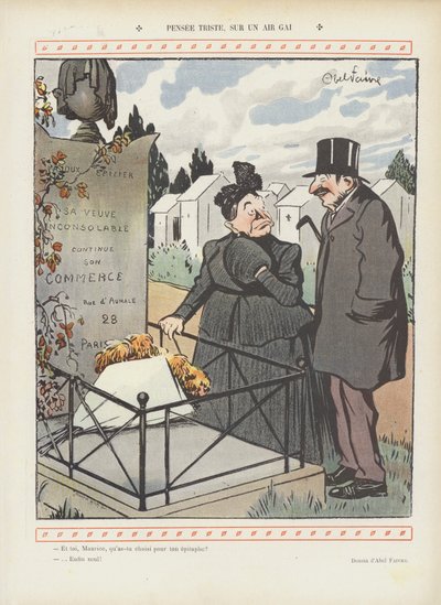 ル・リールのイラスト 作： Jules Abel Faivre
