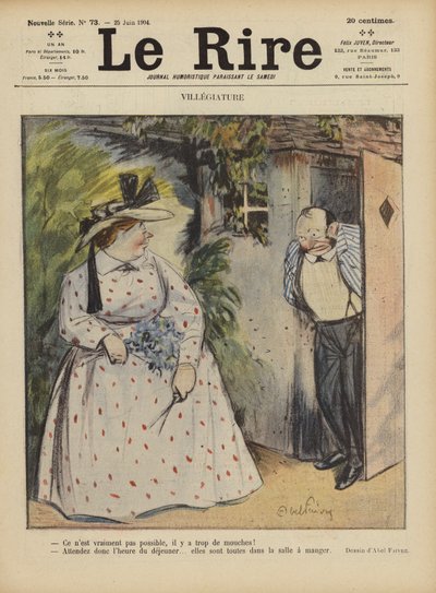 ル・リールのイラスト 作： Jules Abel Faivre