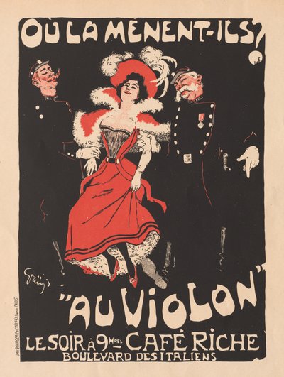 ポスターの達人: Pl. 103 Café Reche 作： Jules Alexandre Grün