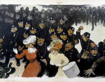 1901年頃のデモ-GR¿Nの図面 作： Jules Alexandre Gruen or Grun