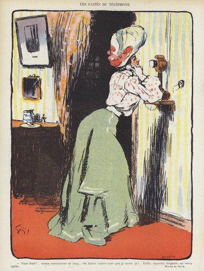 ル・リールのイラスト 作： Jules Alexandre Gruen or Grun
