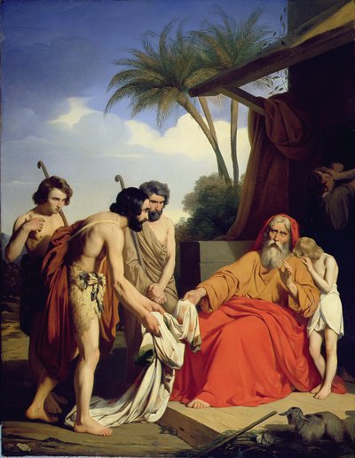 ジョセフスコートがジェイコブに持ち帰られた（1841年） 作： Jules Ambroise Francois Naudin
