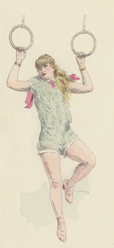 女性体操選手 作： Jules Arsene Garnier