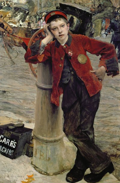 ロンドンブーツブラック 作： Jules Bastien Lepage