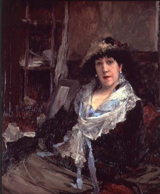 マダム・ジャンヌ・サマリーの肖像（油彩・キャンバス 作： Jules Bastien Lepage