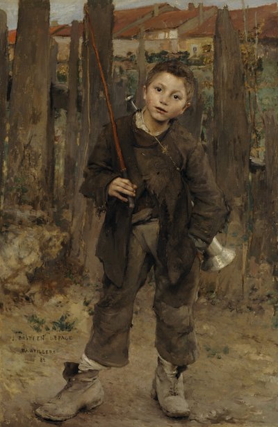 PasMècheNothing Doing、1882 作： Jules Bastien Lepage