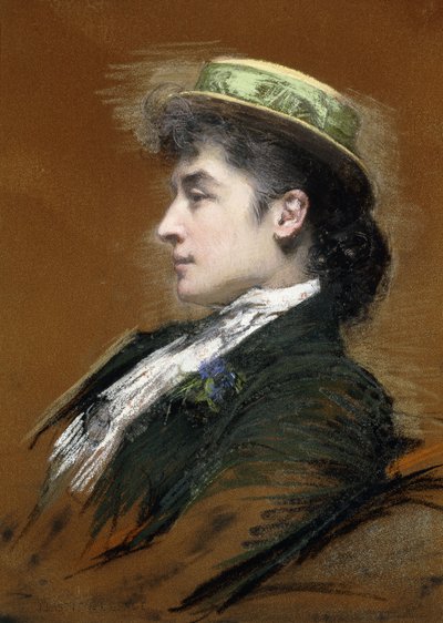 レベーグ夫人の肖像 作： Jules Bastien Lepage