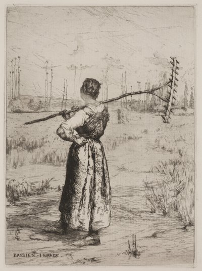 フィールドからの復帰（Retour des Champs） 作： Jules Bastien Lepage