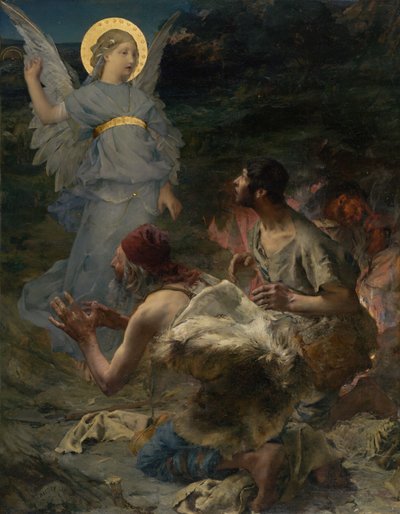 羊飼いたちへの受胎告知 作： Jules Bastien-Lepage