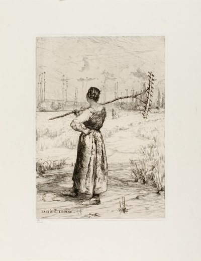 フィールドからの帰還 作： Jules Bastien Lepage