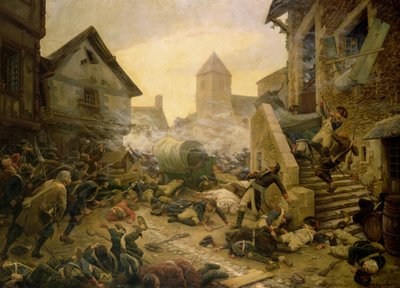 Taistelu Choletissa eli kenraali Moulinin itsemurha vuonna 1794 作： Jules Benoit Levy