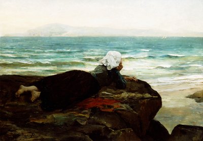 海を見ながら 作： Jules Breton