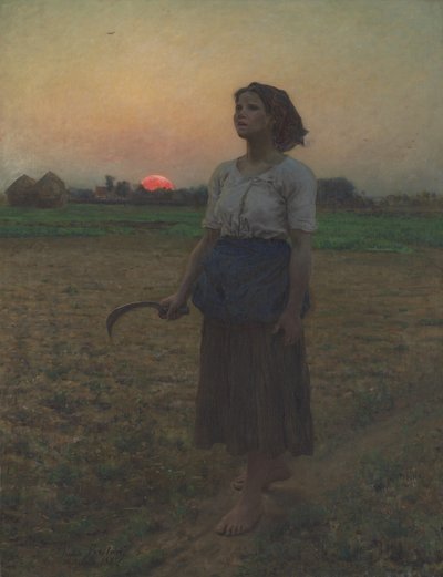 ひばりの歌、1884 作： Jules Breton