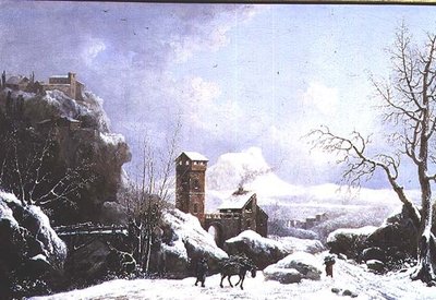 冬の風景 作： Jules Cesar Denis van Loo