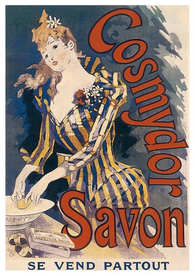 Cosmydor Soap、1891 作： Jules Cheret